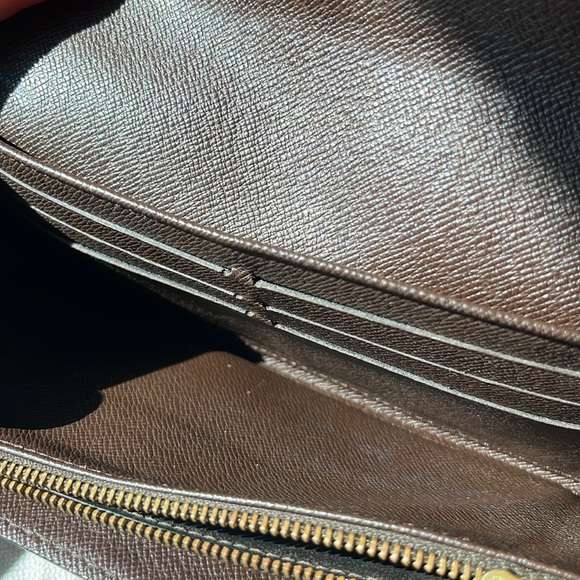 Authentic Louis Vuitton Sarah Damier Ebene Canvas Wallet with COA - Picture 9 of 12